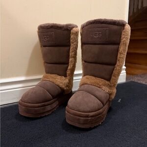 UGG Brown Chillapeak Tall Boots